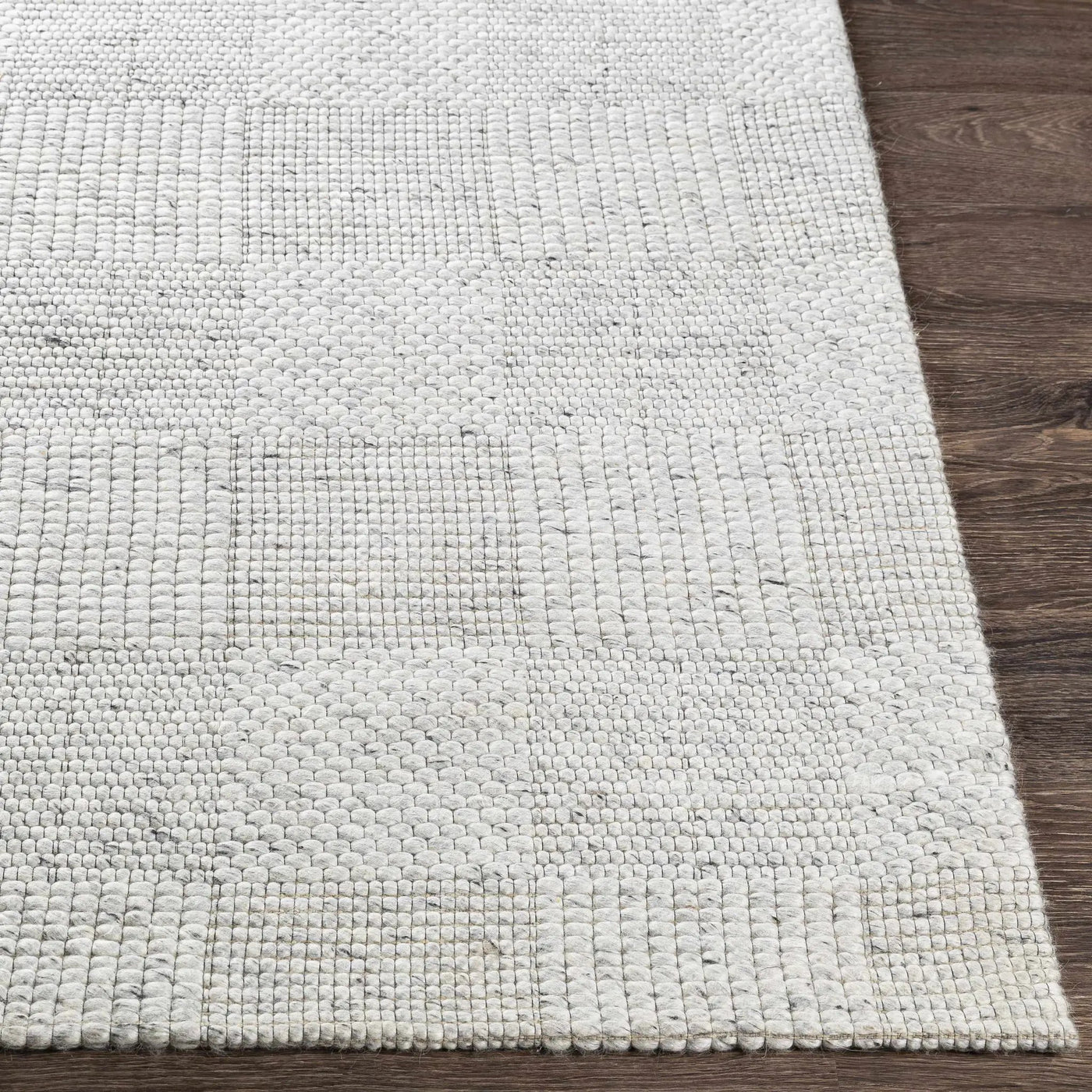 Eckman Wool Checkered Rug - Clearance by Boutique Rugs