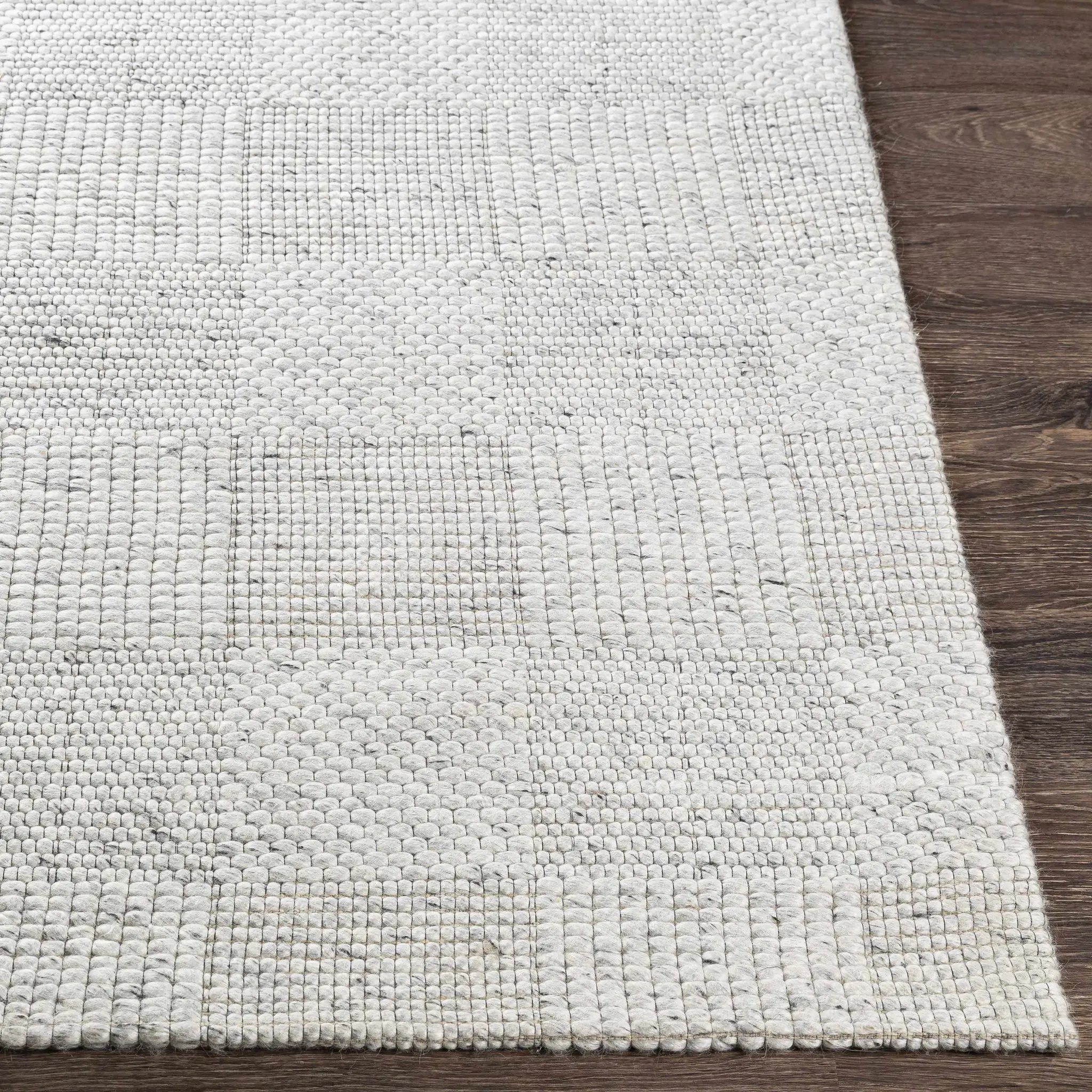 Eckman Wool Checkered Rug - Clearance by Boutique Rugs
