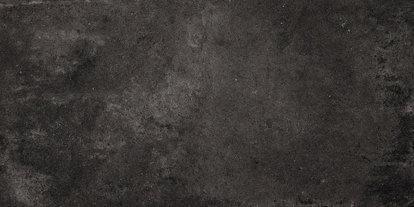 Ecocrete Weathered Black Honed Concrete Look Cove Base Porcelain Trim 6x12
