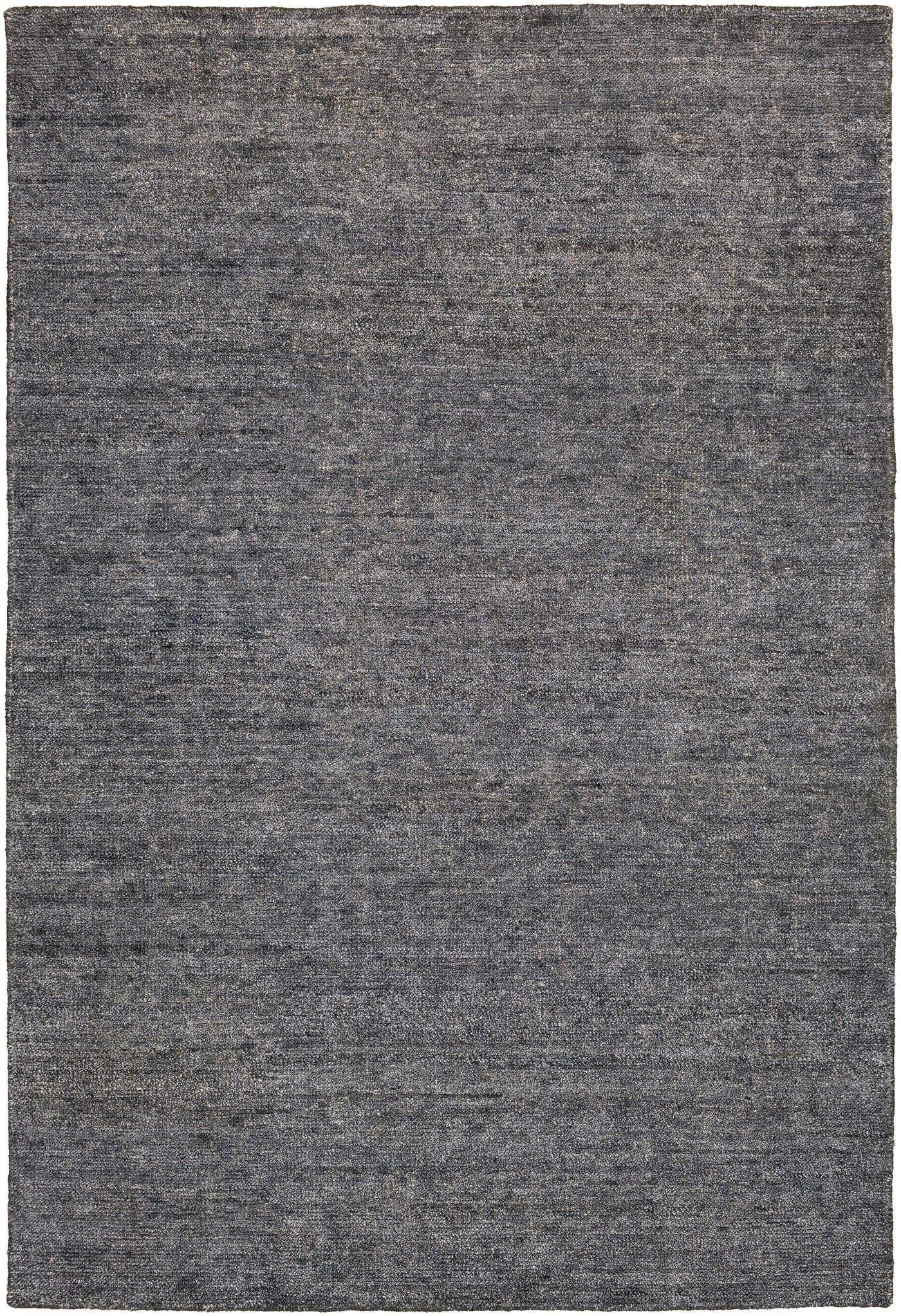 Lecompton Solid Charcoal Viscose Rug - Clearance by Boutique Rugs