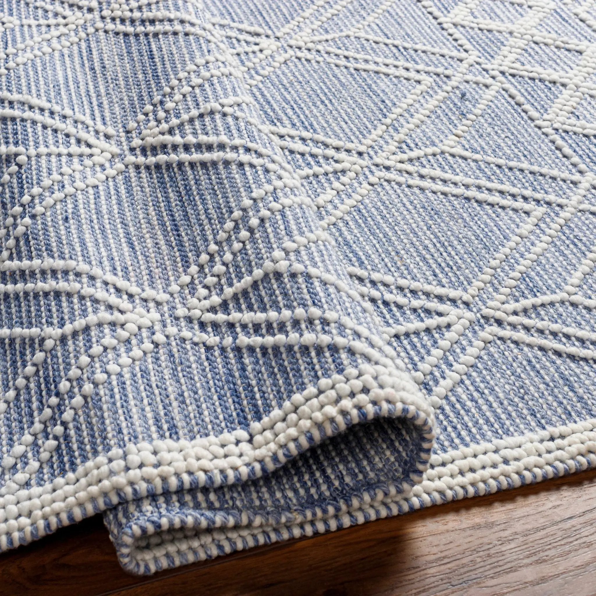 Kipp Blue Area Rug - Clearance by Boutique Rugs