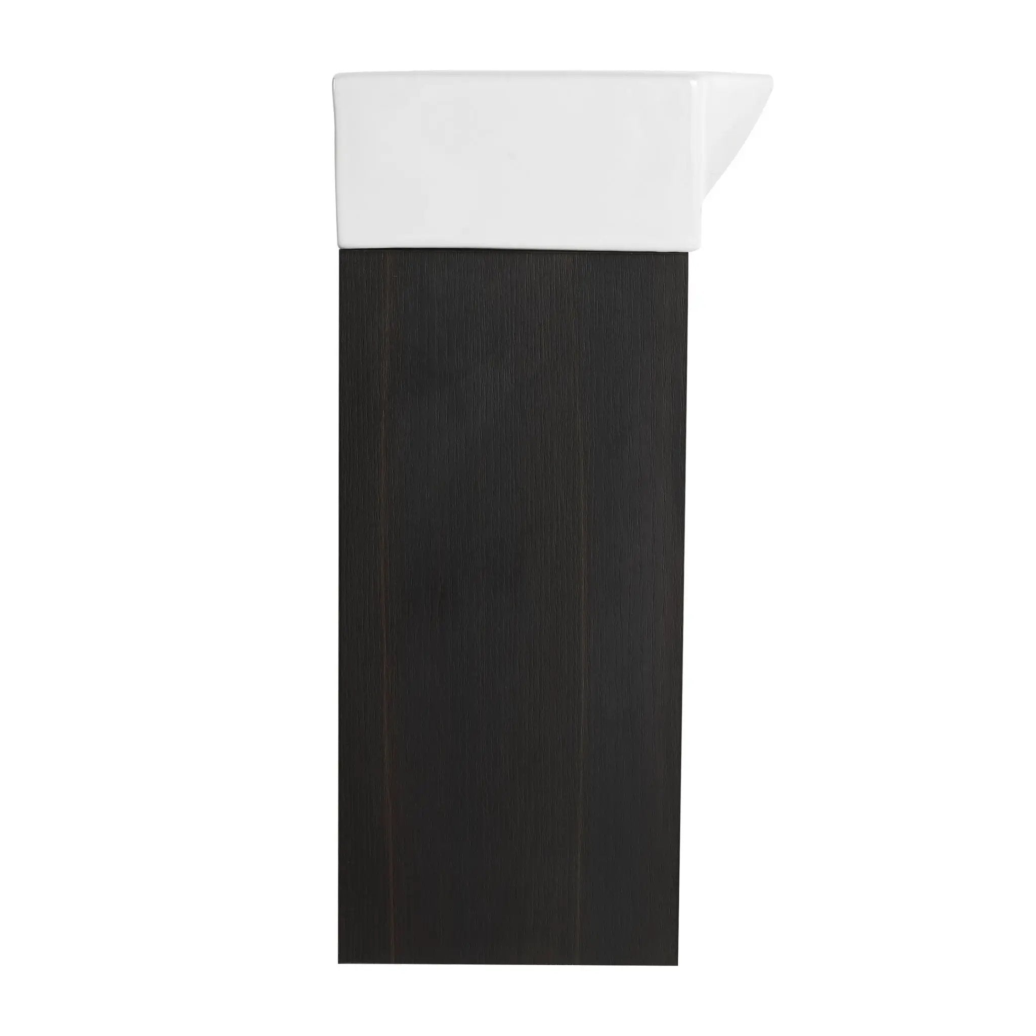 Modern Bathroom Vanity With Ceramic Basin, Wall Mounted Floating Sink Combo, Storage Cabinet