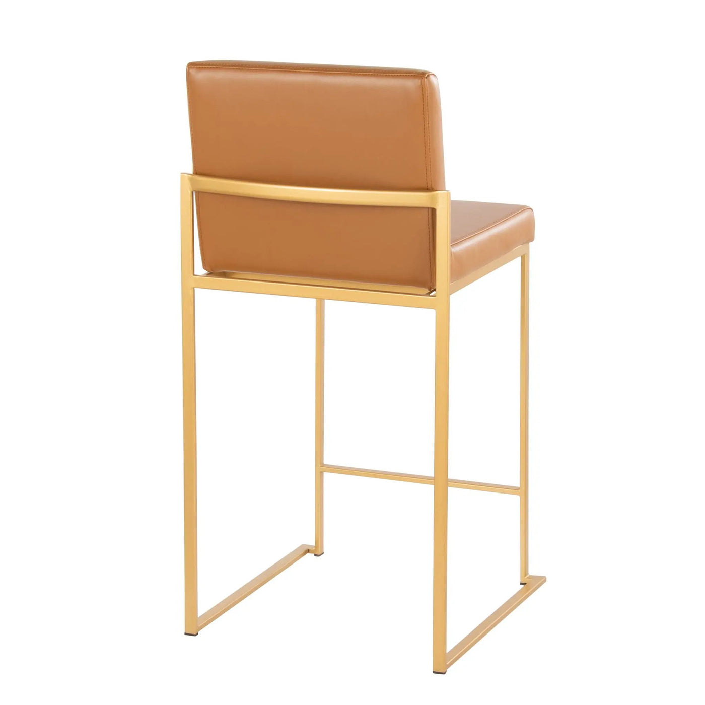 Fuji - Contemporary High Back Barstool (Set of 2) by HouseOfZazla