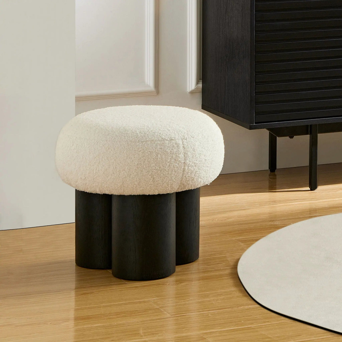 Versatile Mushroom Stool With Cushion by HouseOfZazla