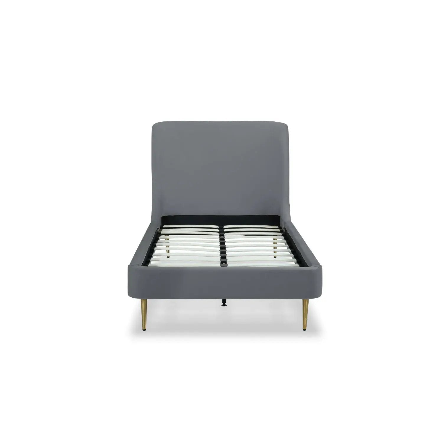 Heather - Upholstered Bed With Curved Headboard