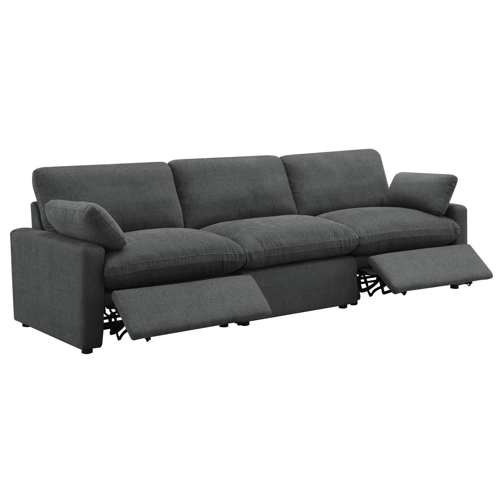 Collins Modular Power Sofa Dark Grey by Unique Piece Furniture