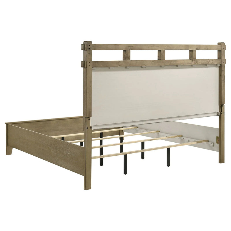 Hazlewood 61-inch Eastern King Panel Bed Vineyard Oak by Unique Piece Furniture