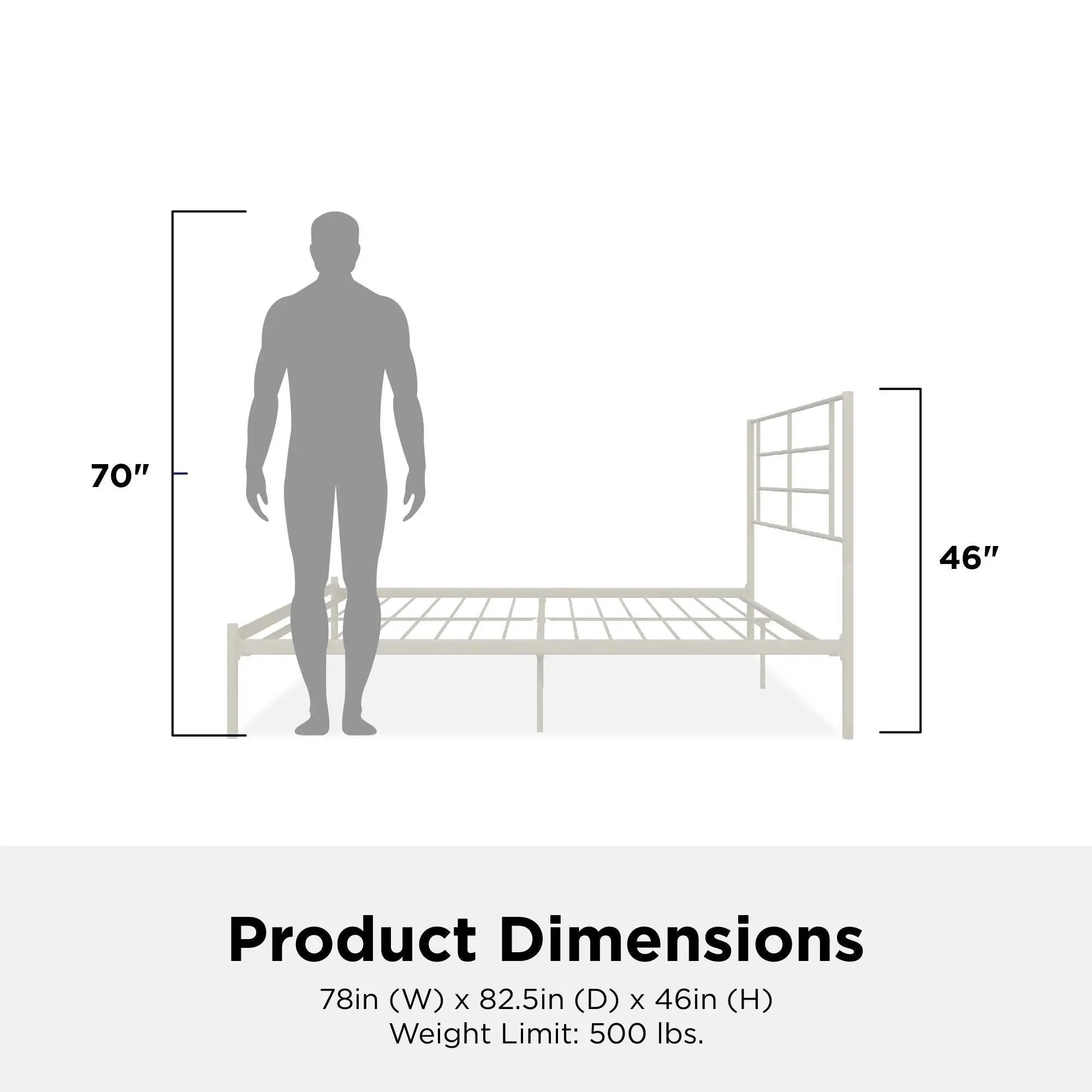 Praxis - King Bed With Simple Headboard - White by Unique Piece Furniture
