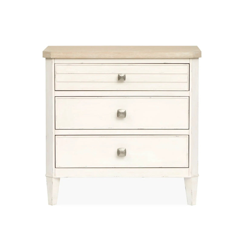 Echo Isles - Drawer Nightstand - Sea Pearl And Driftwood by Unique Piece Furniture