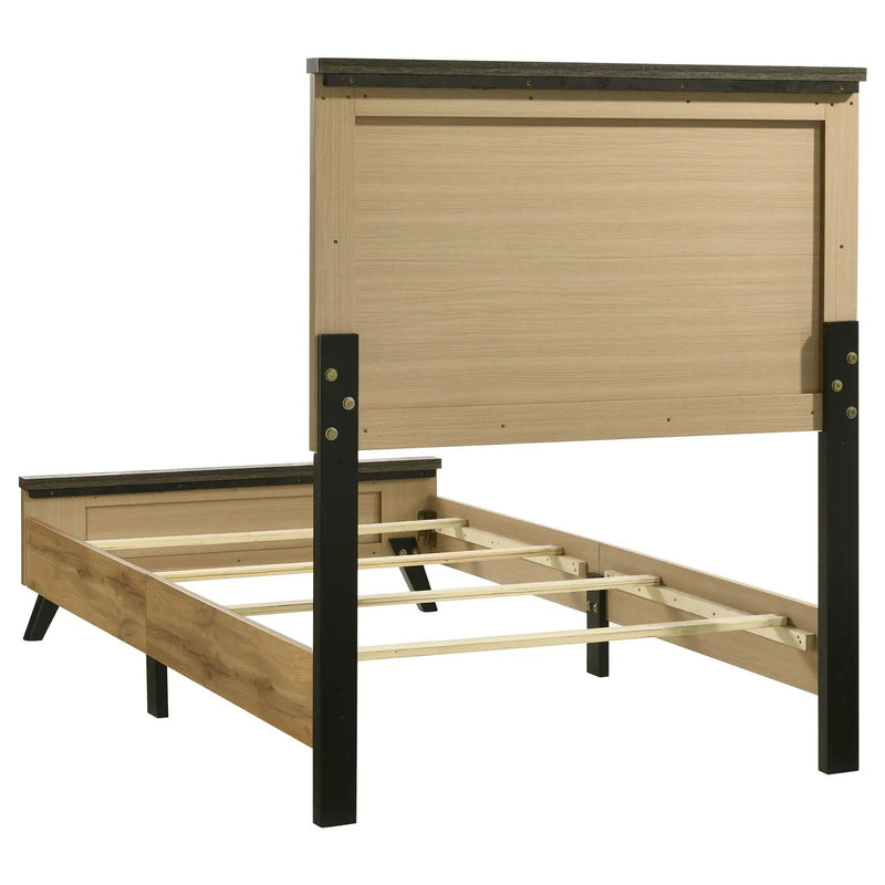 Kaywood 52-inch Twin Panel Bed Natural Pine by Unique Piece Furniture
