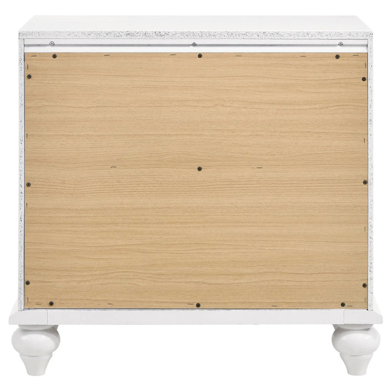 Barzini 2-drawer Nightstand White by Unique Piece Furniture