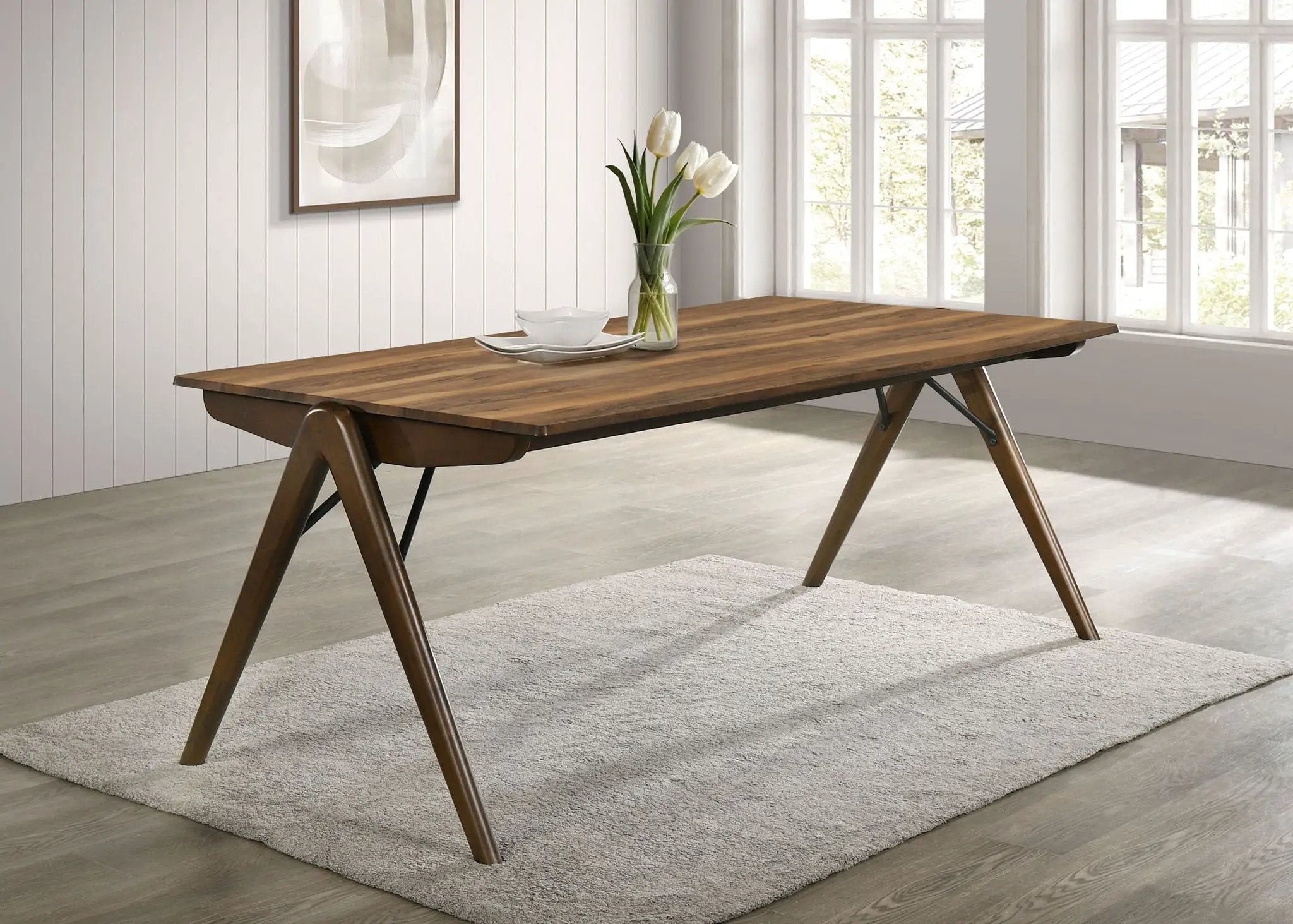 Randolph 79-inch Rectangular Dining Table Sheesham and Brown by Unique Piece Furniture