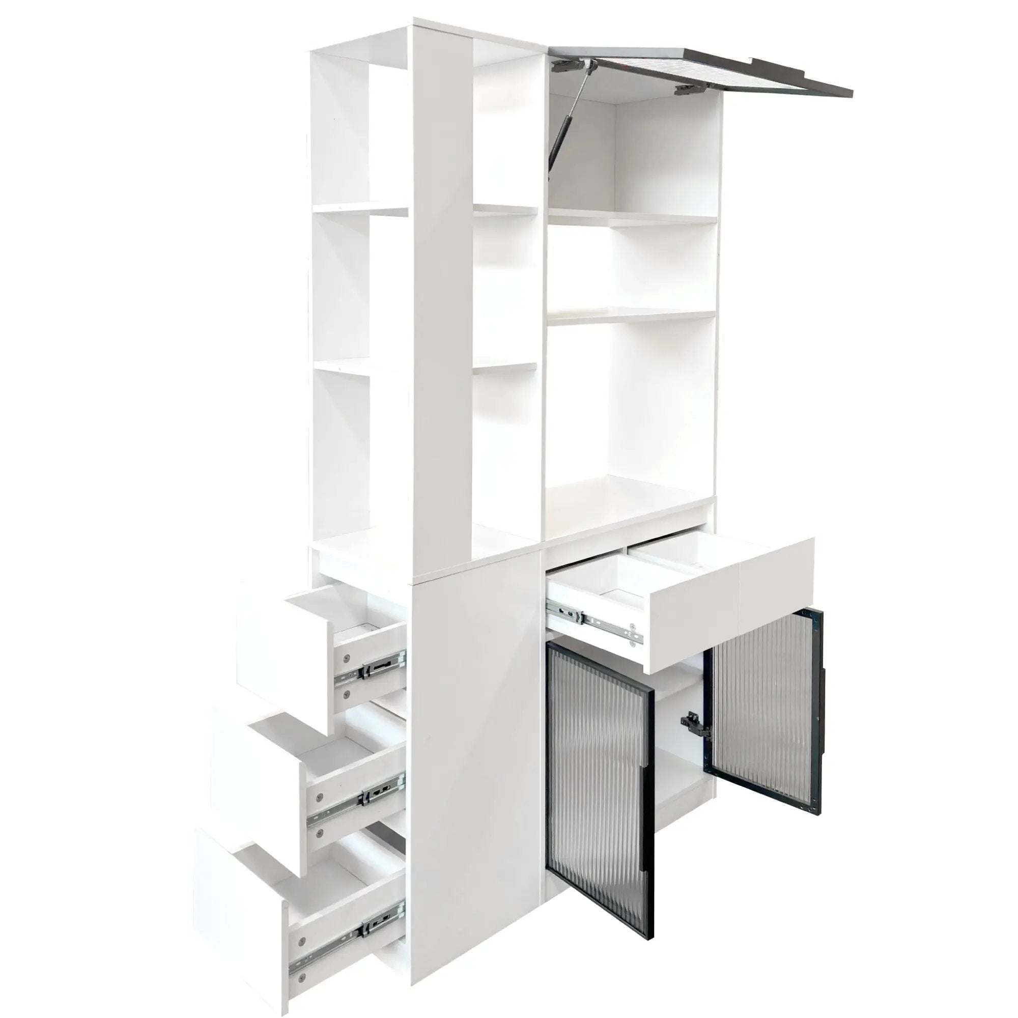 70.87"H Tall Storage Cabinet with Multi-functional Storage Space by HouseOfZazla