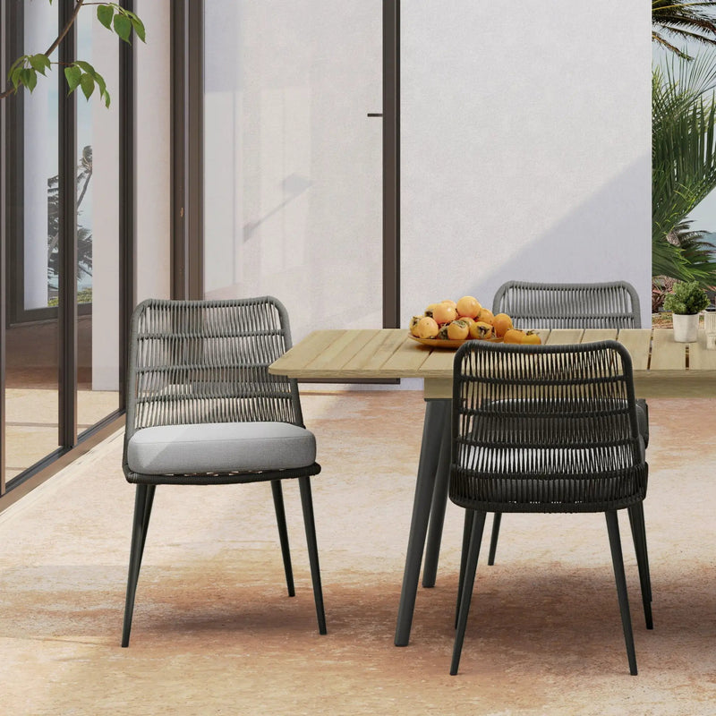 Beachside - Outdoor Dining Chair (Set of 2) - Gray by Unique Piece Furniture