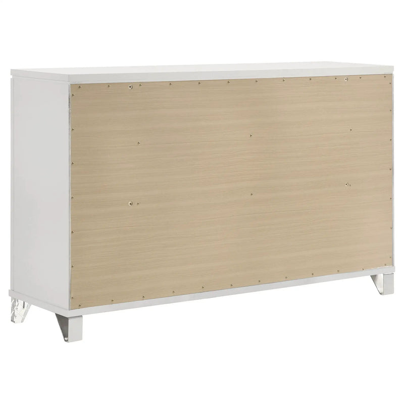 Marmore 9-drawer Dresser Cabinet White by Unique Piece Furniture