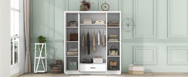 4 Door Wardrobe With 1 Drawer by HouseOfZazla