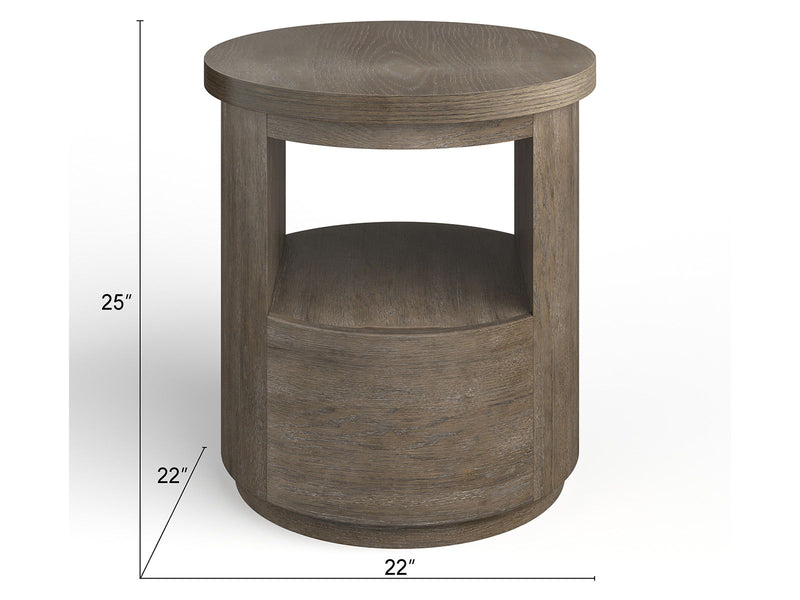 Bosley - Round End Table - Porpoise, photo 7 of 7