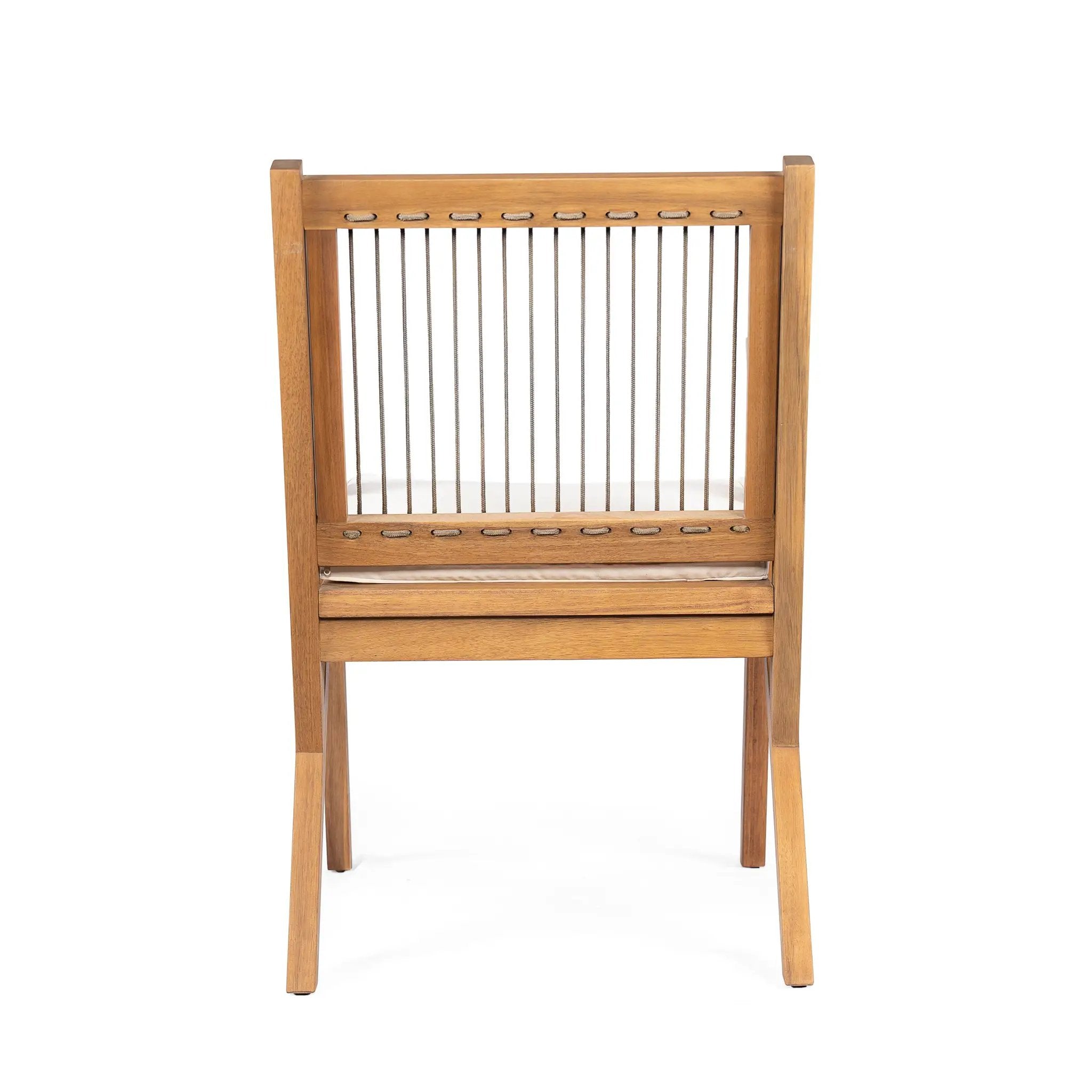 Patio Dining Chair with Cushion (Set of 2) by HouseOfZazla