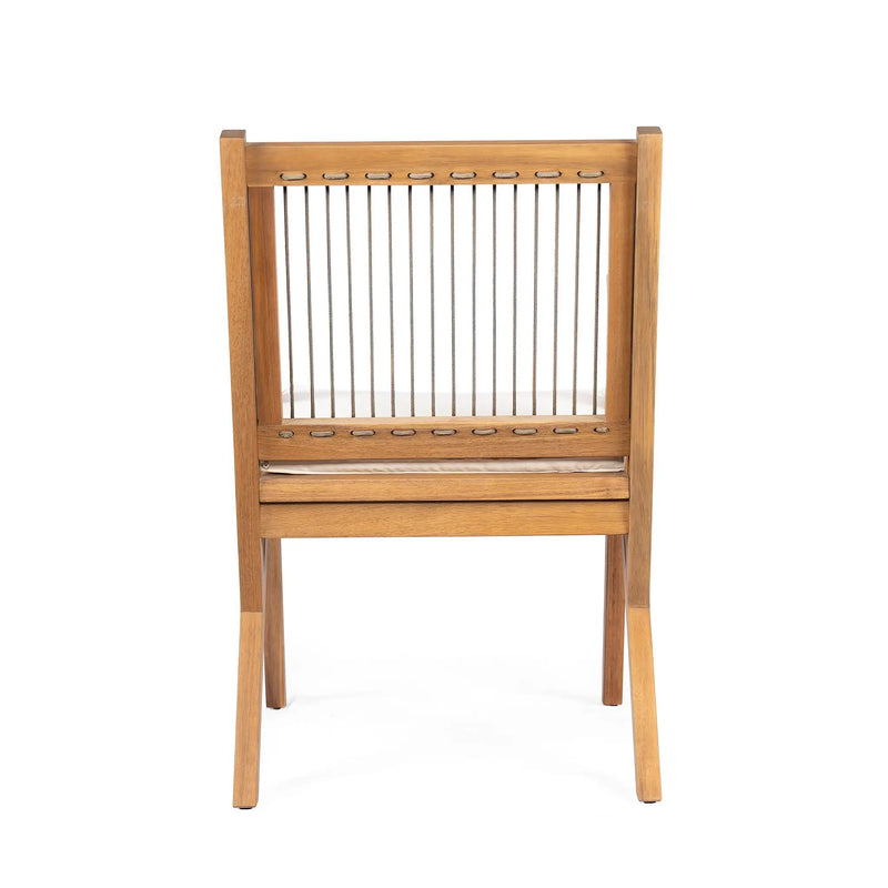 Patio Dining Chair with Cushion (Set of 2) by HouseOfZazla