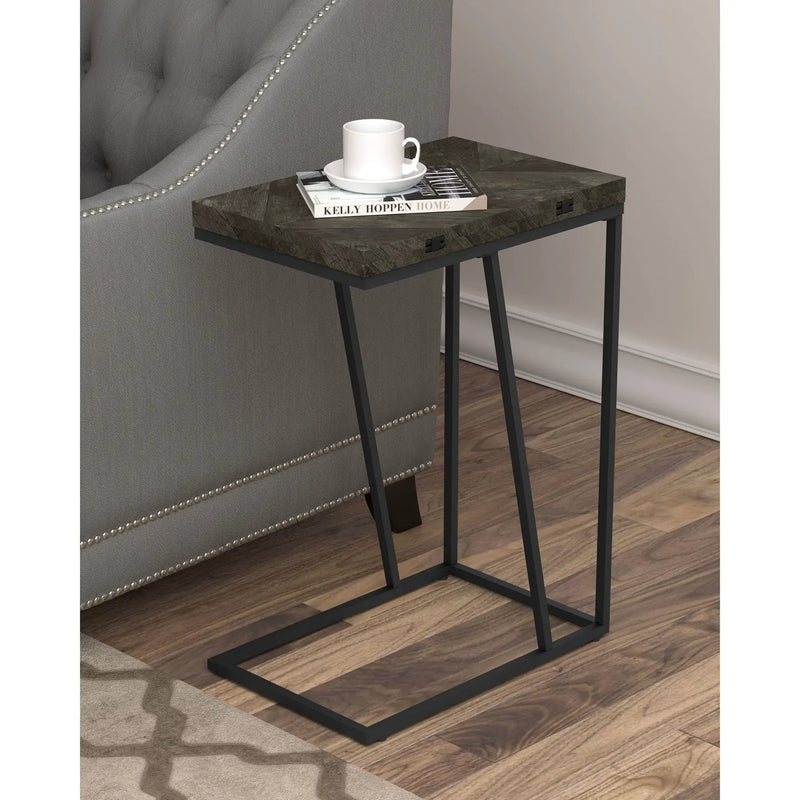 Rectangle Accent Table - Gray by HouseOfZazla