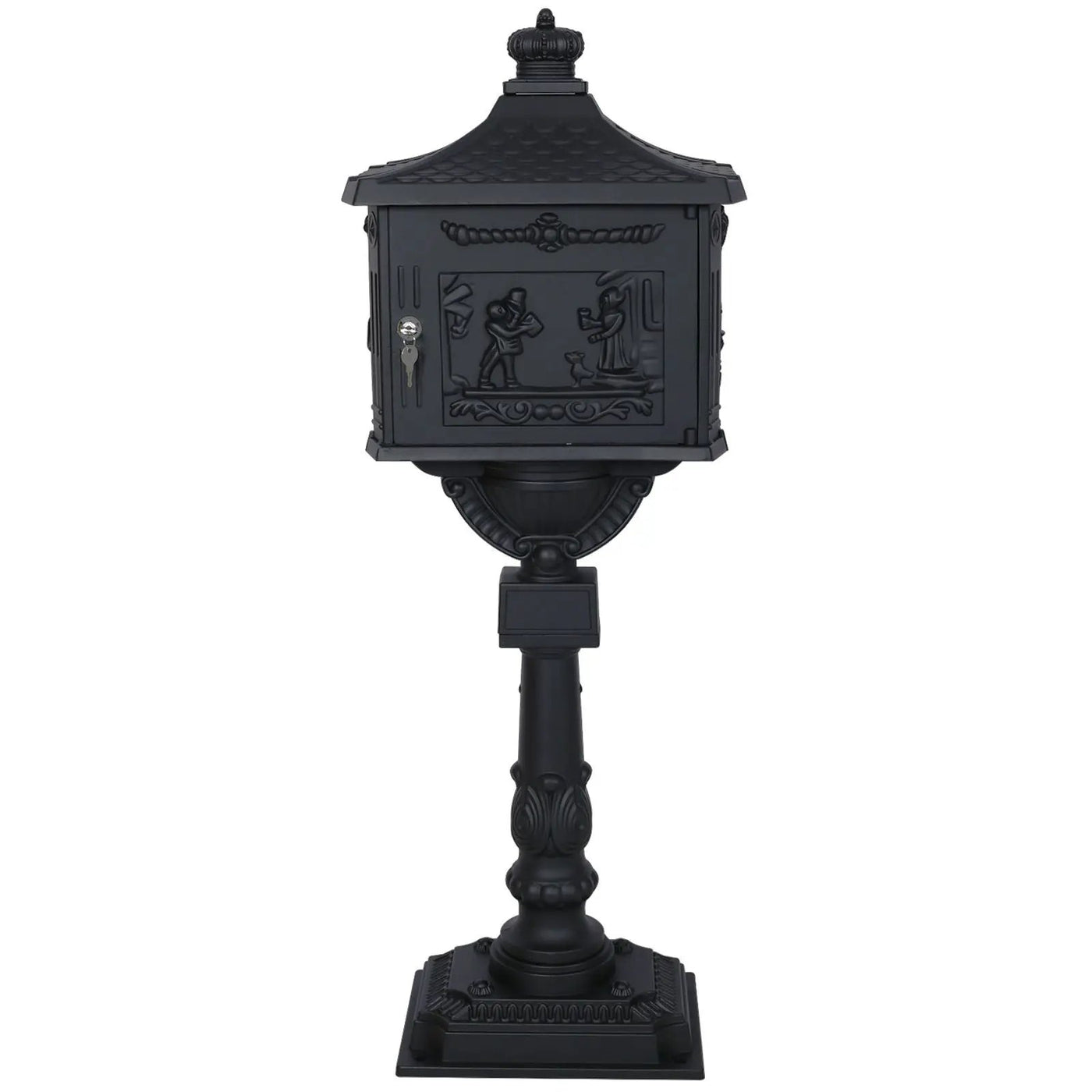 Cast Aluminum Mail Box, Postal Box, Mailbox by HouseOfZazla
