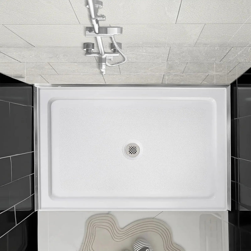 60" x 32" Shower Base, Central Drain Single Threshold by HouseOfZazla
