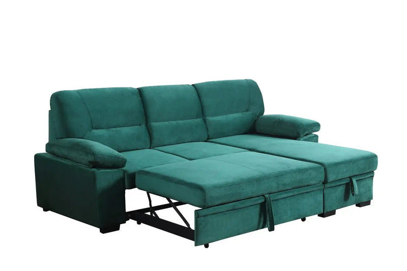 Kipling - Reversible Sleeper Sectional Sofa Chaise by Unique Piece Furniture