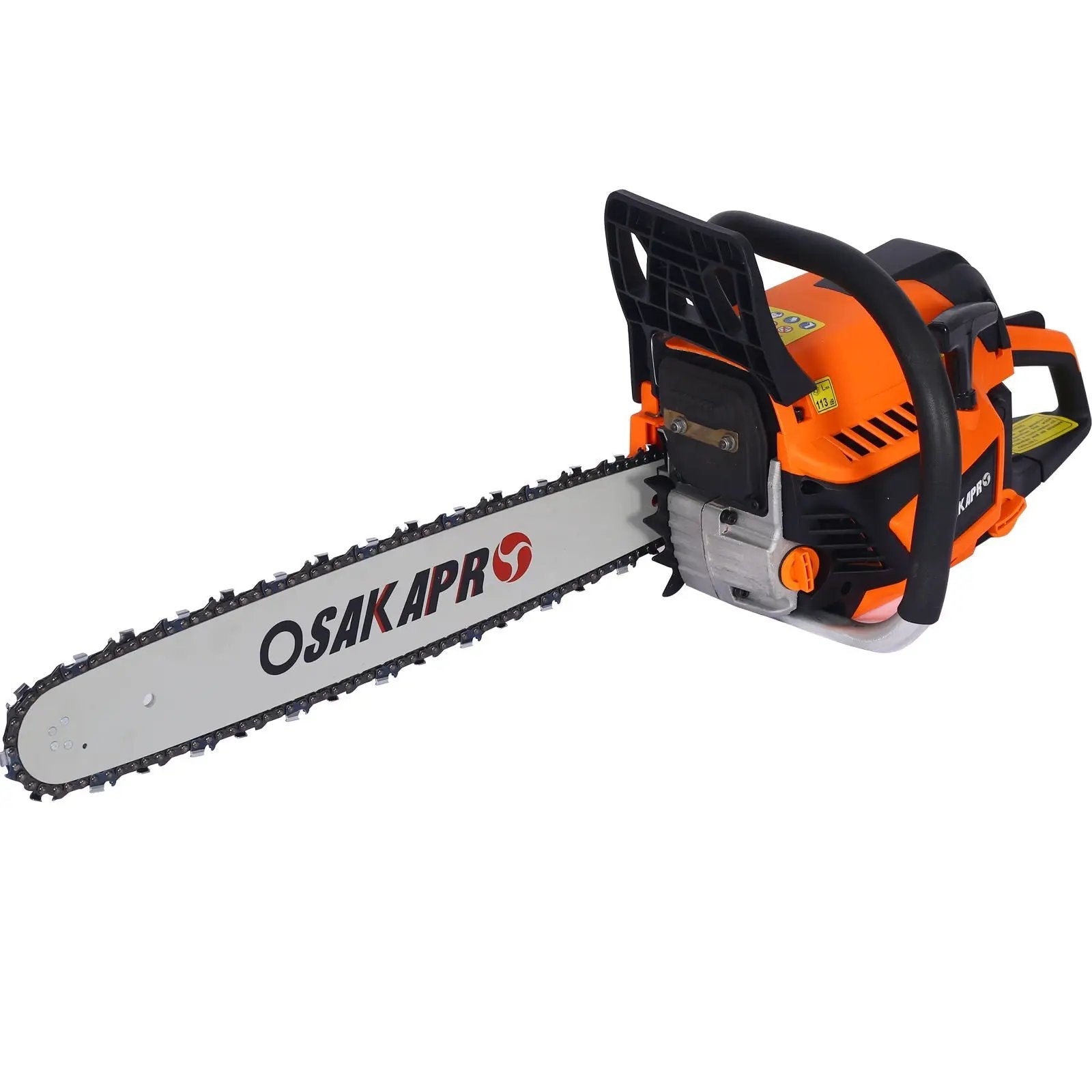 High Performance 22" 58Cc Gasoline Chainsaw For Trees And Wood Cutting Epa Compliant - Orange by HouseOfZazla