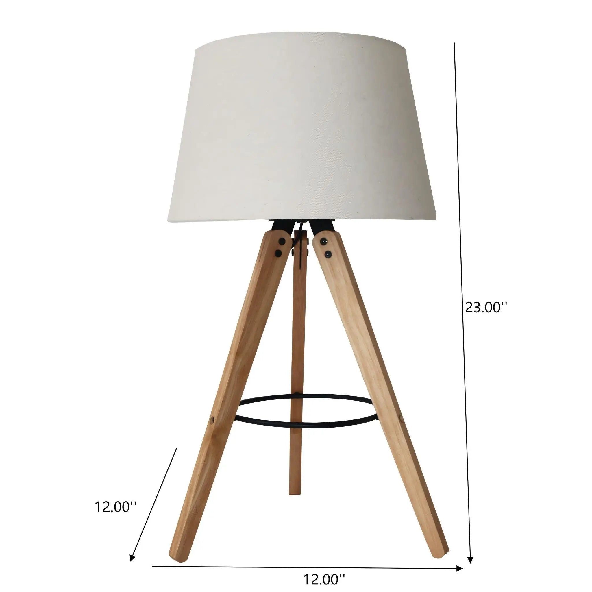 Decorative LED Desk Lamp, 3 Legged - Natural by HouseOfZazla