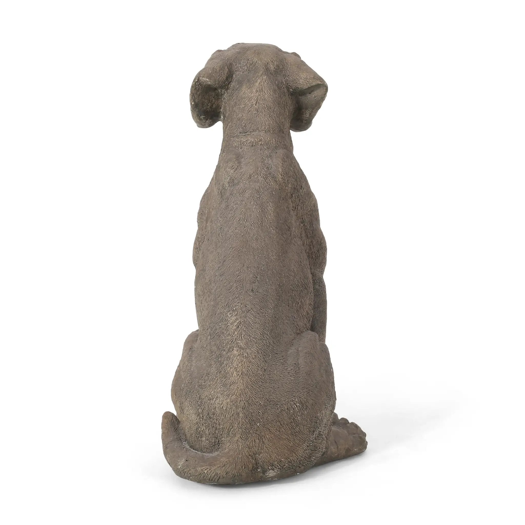 MGO Dog Decor Outdoor Dog Statue - Dark Brown by HouseOfZazla