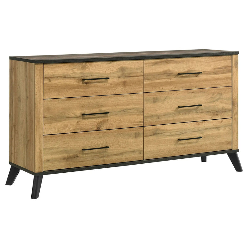 Kaywood 5-piece Eastern King Bedroom Set Natural Pine by Unique Piece Furniture