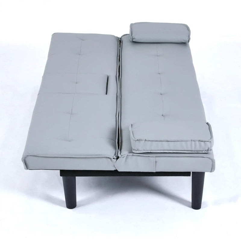 Sofa Bed With Foldable Design And Cup Holder by HouseOfZazla