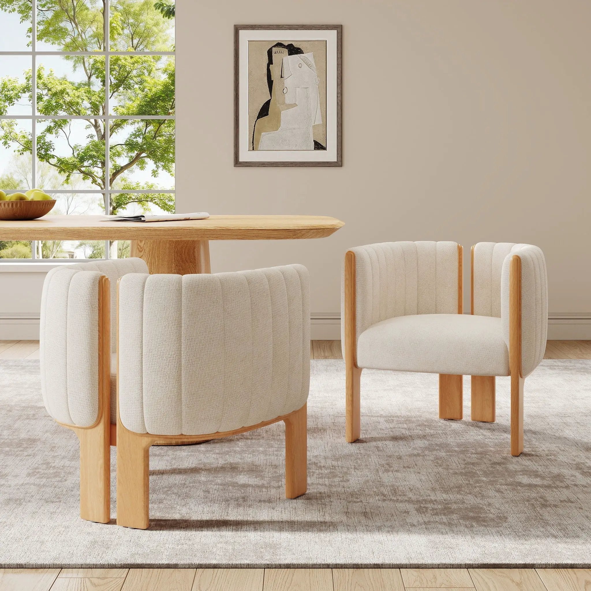 Comfort Stylish Seating Dining Chair Set by HouseOfZazla