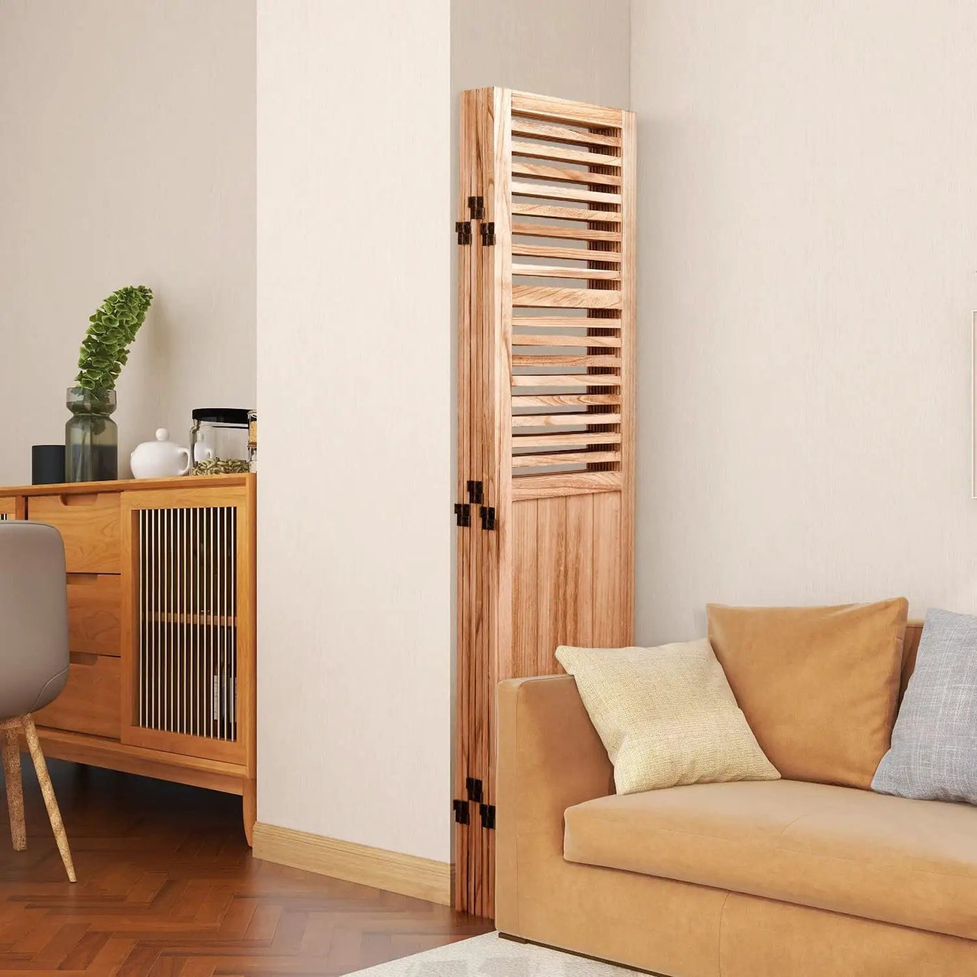 Expertly Designed Panel Folding Room Divider by HouseOfZazla