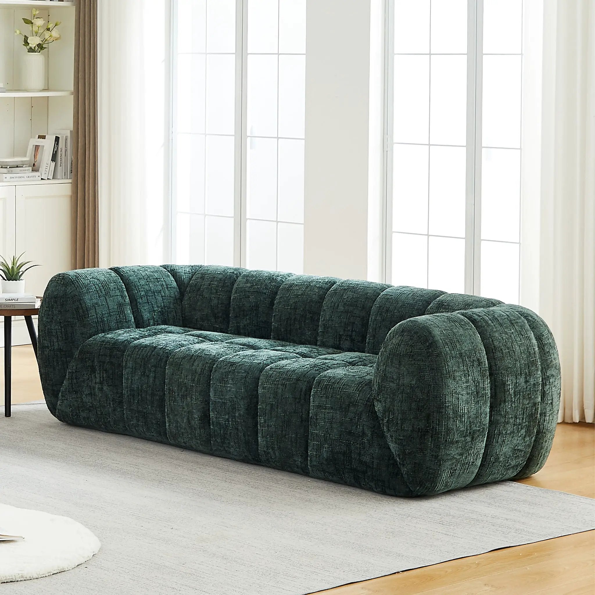 Modern Sofa With Piano Key Backrest by HouseOfZazla