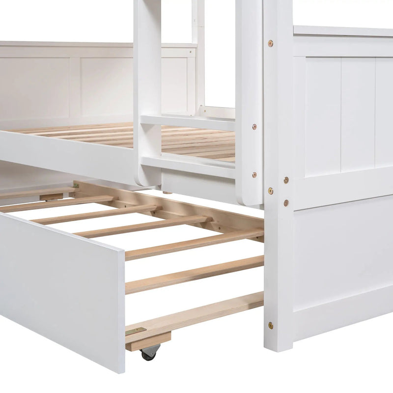 Bunk Bed With Twin Size Trundle by HouseOfZazla