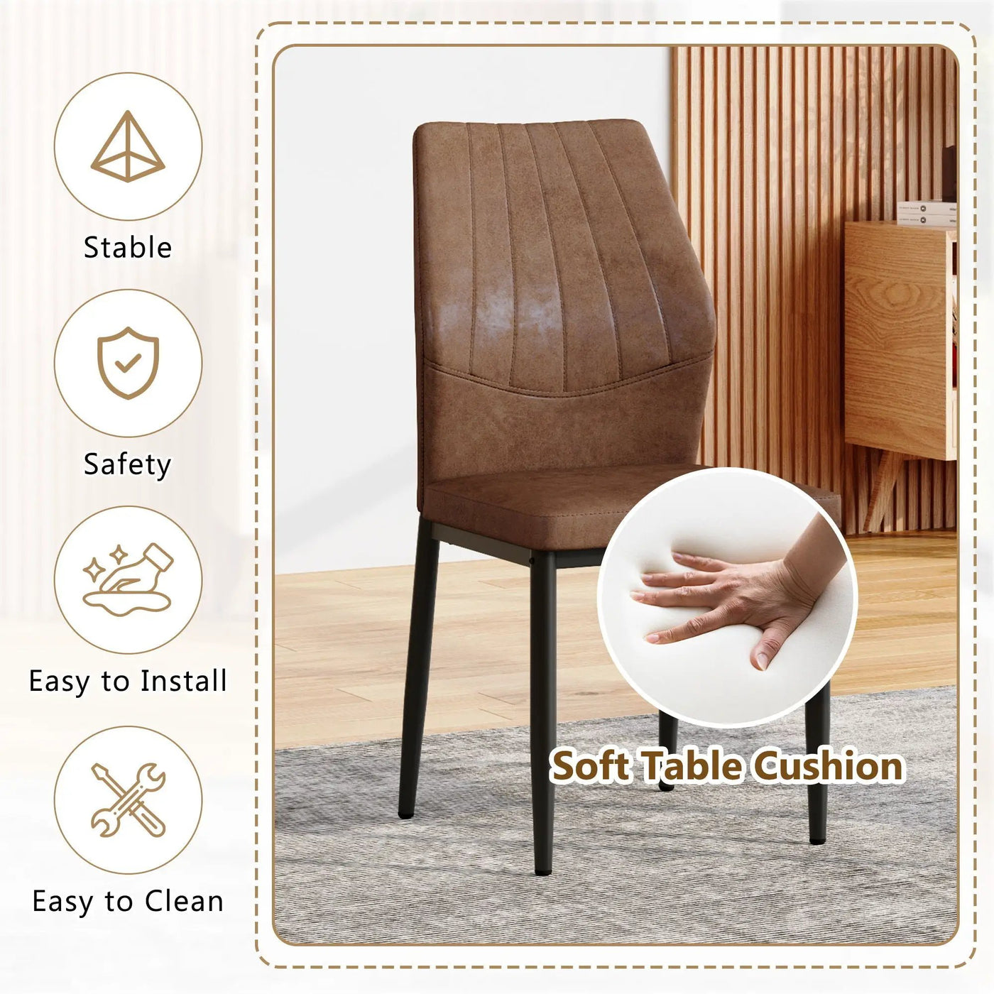 Dining Chairs With Shell Pattern, Comfort And Style by Unique Piece Furniture