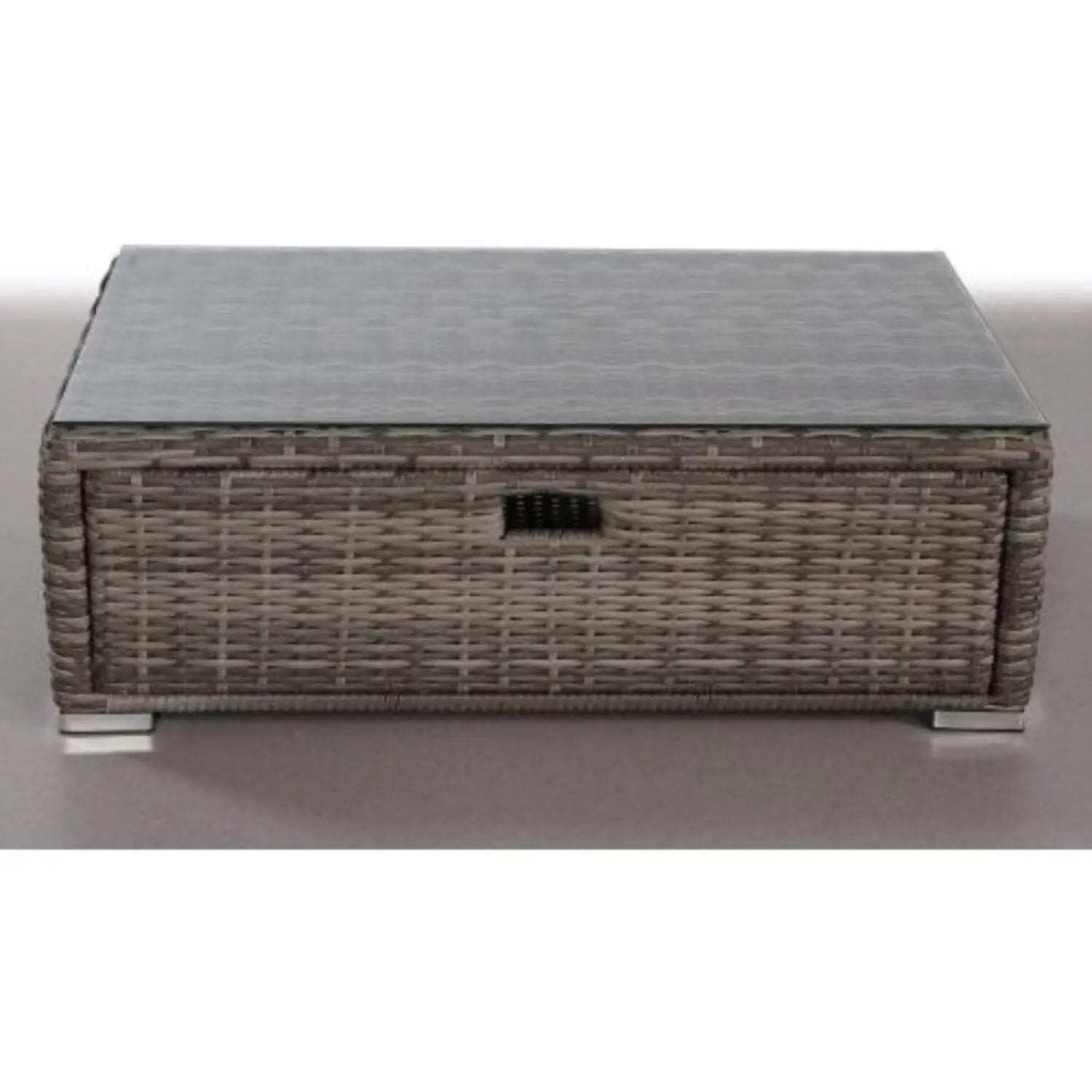 Glass Outdoor Coffee Table - Gray Mix by Unique Piece Furniture