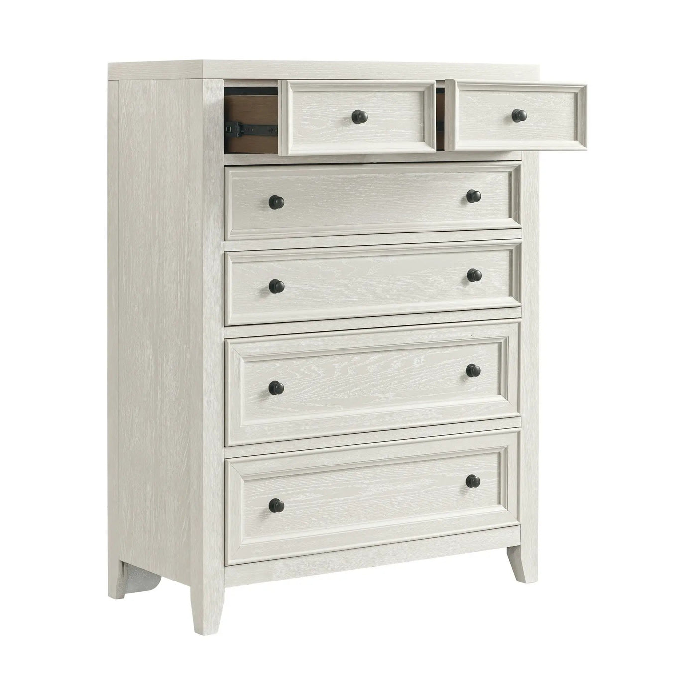6 Drawer Chest With Knobs And Smooth Slides by HouseOfZazla