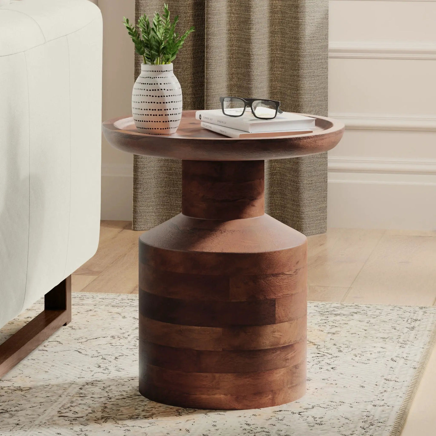 Haynes - Handcrafted Wooden Accent Table by HouseOfZazla