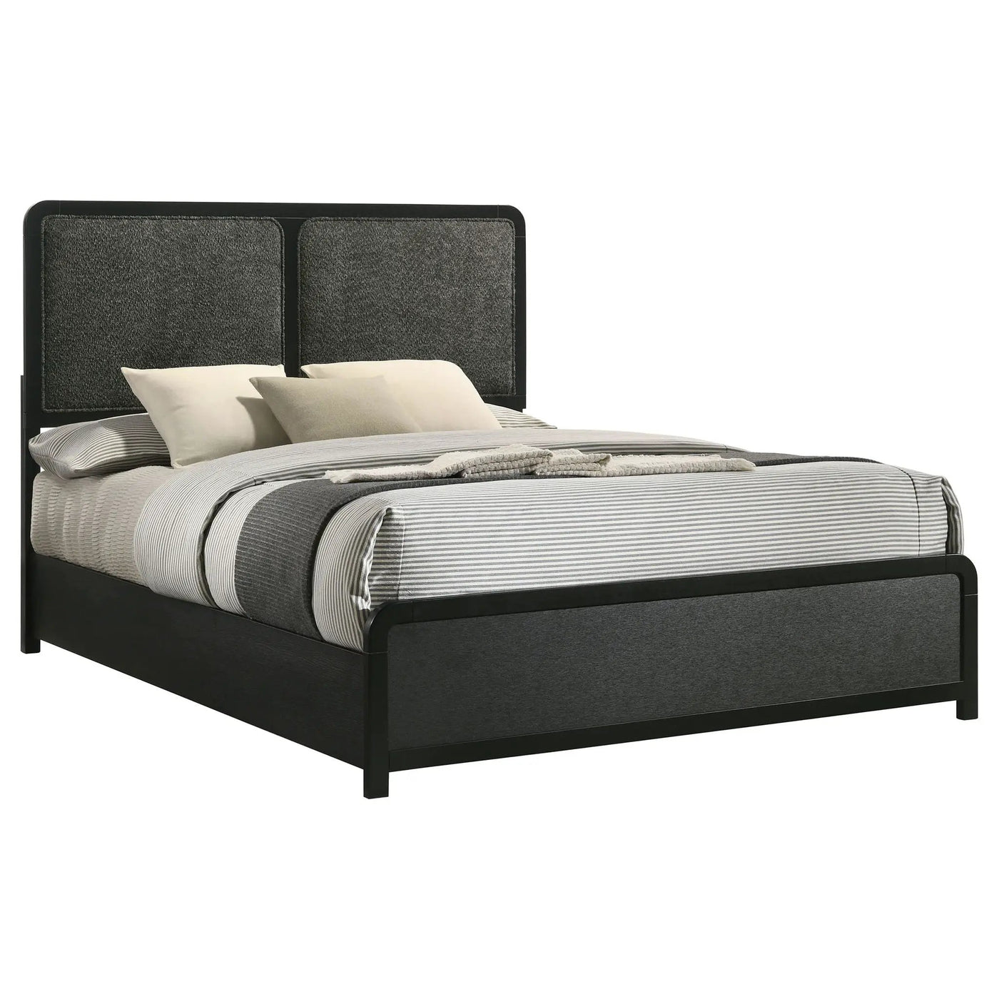 Burton - Bed With Upholstered Headboard by HouseOfZazla