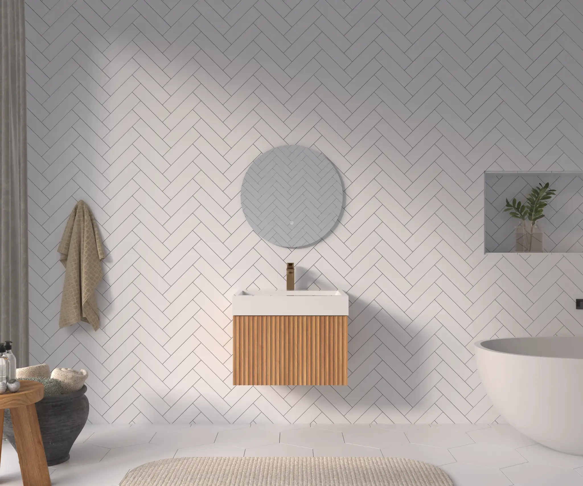 24" Bathroom Vanity with Sink by HouseOfZazla