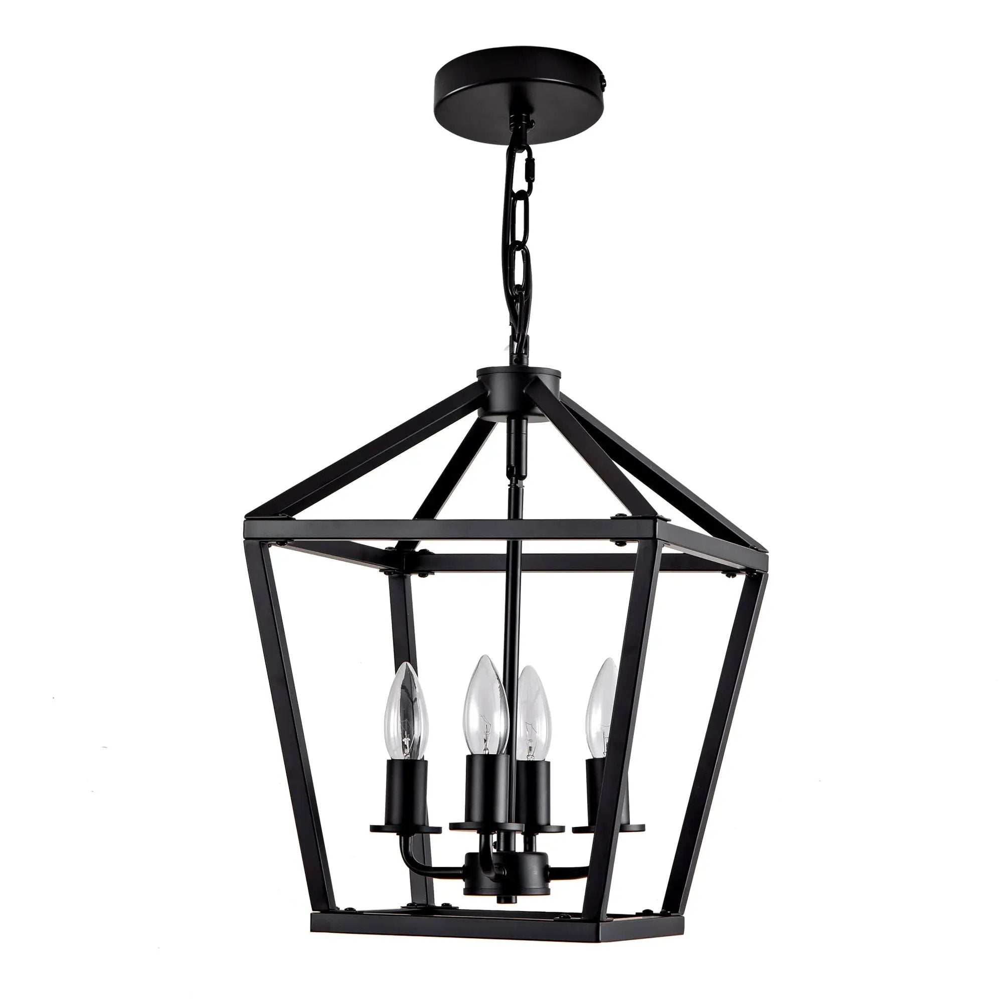 Farmhouse Lantern Chandelier 4-Light by HouseOfZazla