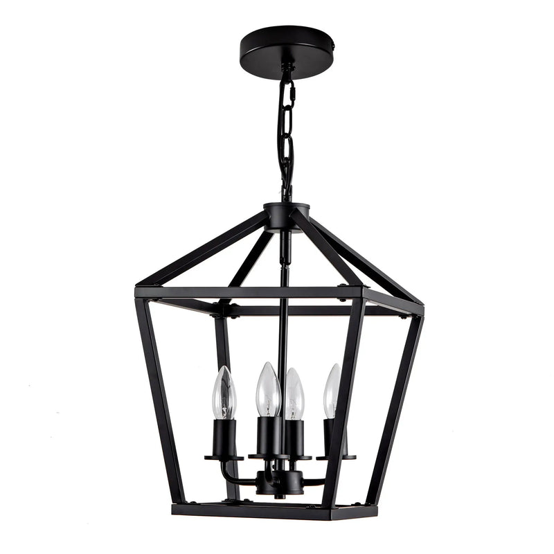 Farmhouse Lantern Chandelier 4-Light by HouseOfZazla