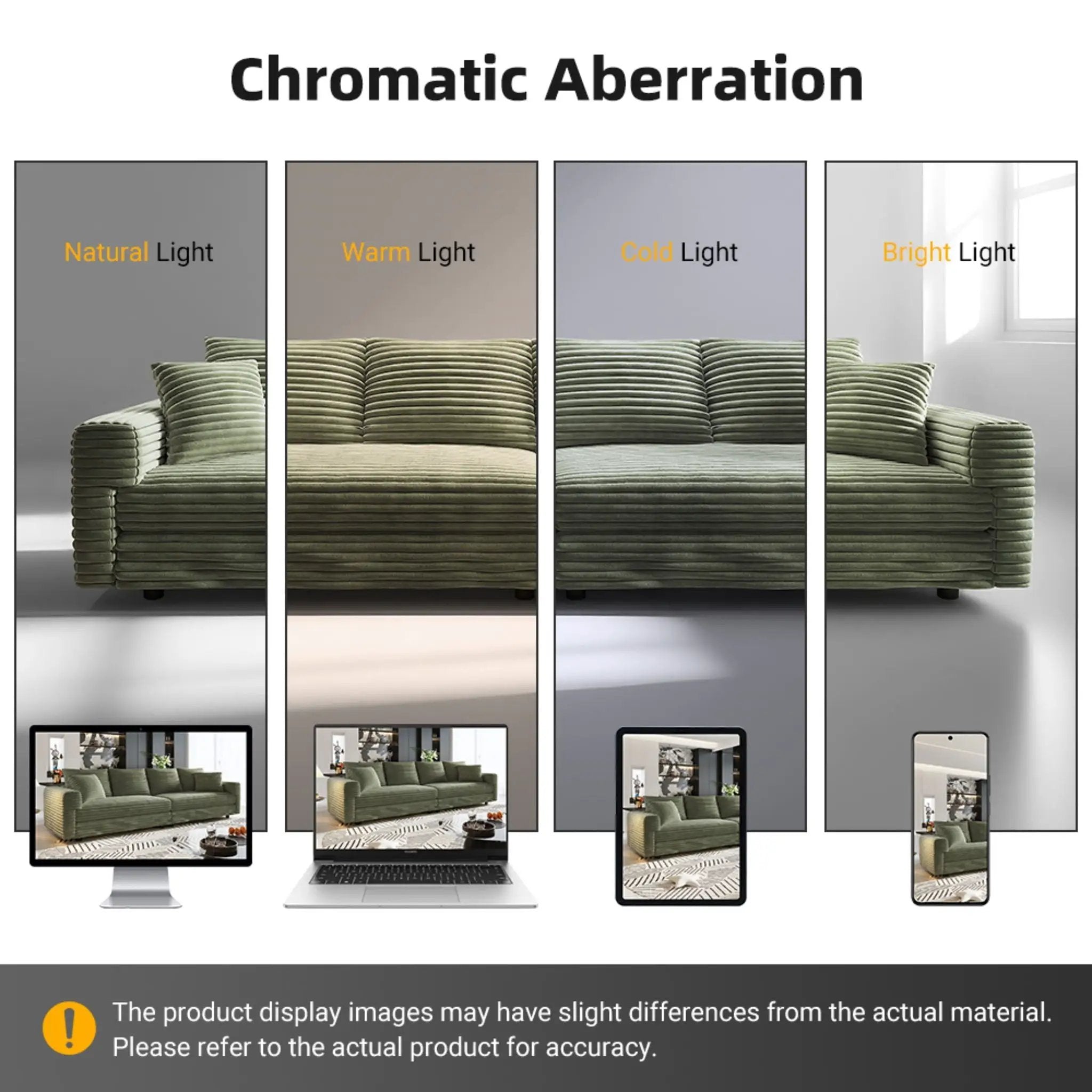 Convertible Deep Seat Sofa With Soft Pillows And Ottomans