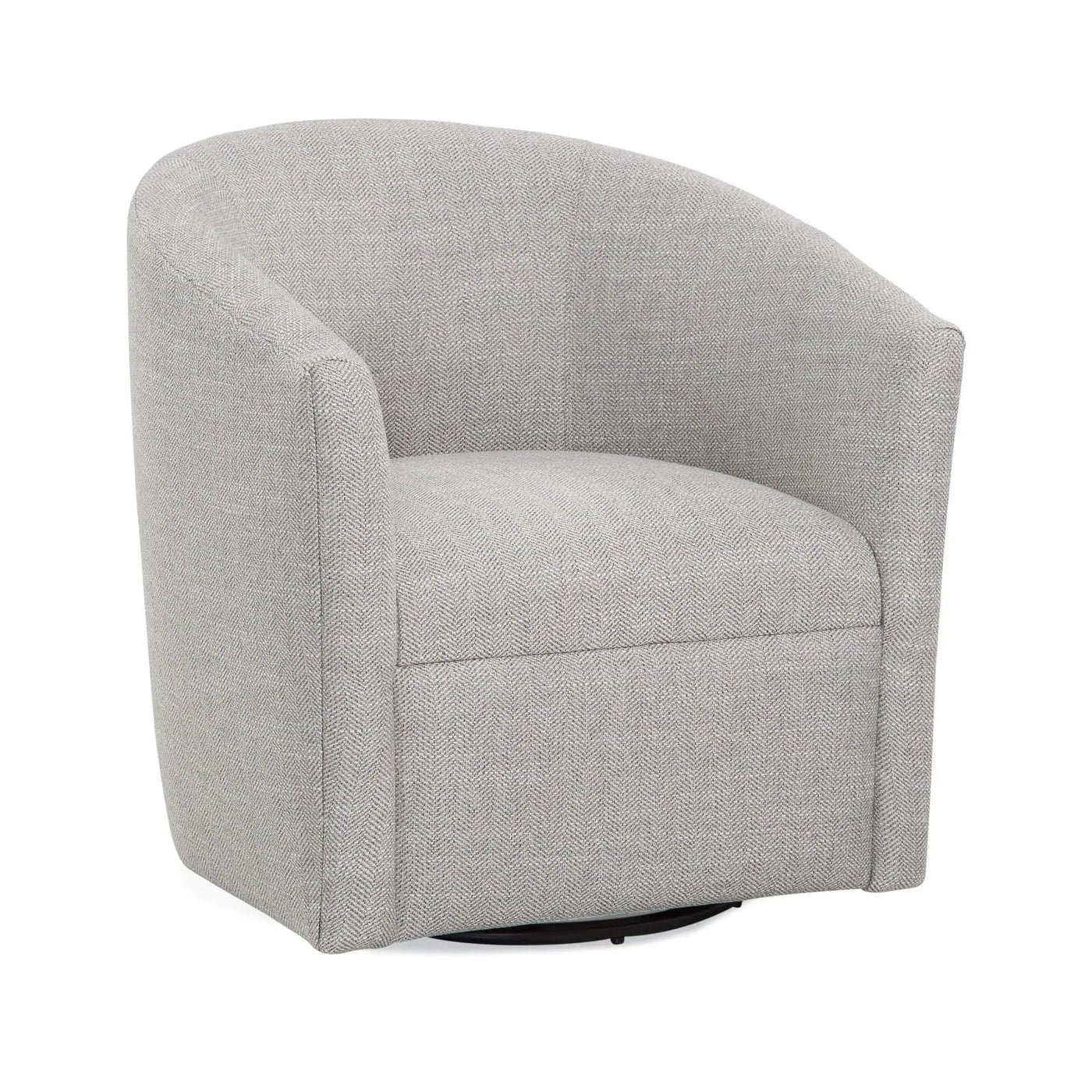 Lainey - Swivel Barrel Chair With 360 Degree Rotation by HouseOfZazla