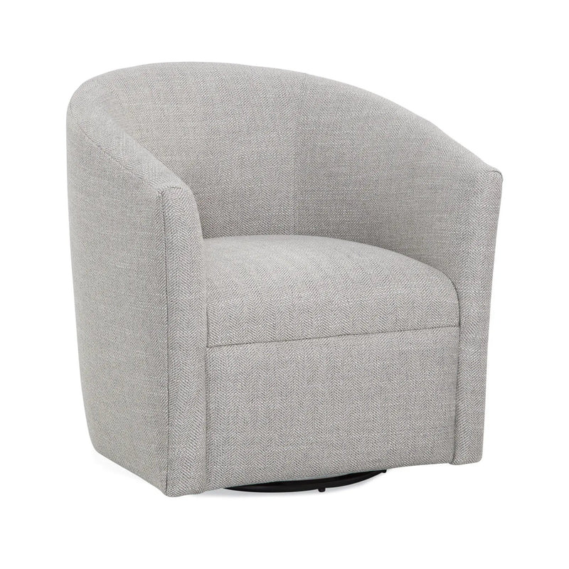 Lainey - Swivel Barrel Chair With 360 Degree Rotation by HouseOfZazla