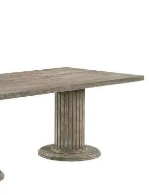 Gabrian Reclaimed Wood Dining Table - Gray by HouseOfZazla
