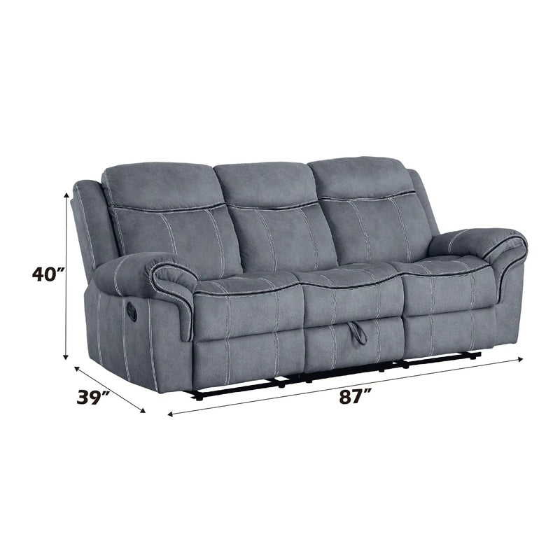 Zubaida - Sofa w/USB Dock & Console(Motion) by Unique Piece Furniture