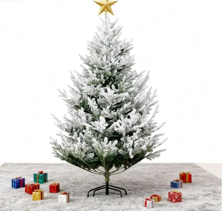 Flocked Hinged Christmas Tree by HouseOfZazla